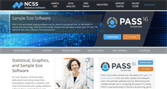 Desktop Screenshot of ncss.com