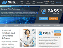 Tablet Screenshot of ncss.com