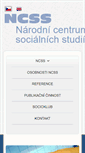 Mobile Screenshot of ncss.cz