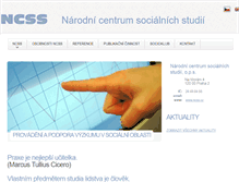 Tablet Screenshot of ncss.cz